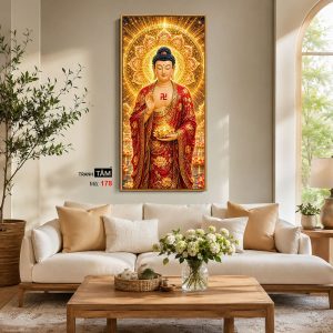 Phật A Di Đà | Tranh hộp đèn cao cấp | Mã tranh 178 | [tranhtam.com] - Ảnh 4