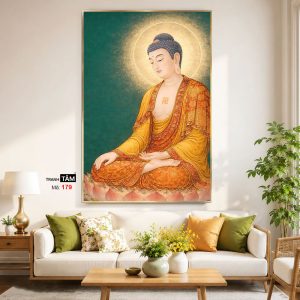 Alternative view of Phật A Di Đà | Tranh hộp đèn cao cấp | Mã tranh 179 | [tranhtam.com]