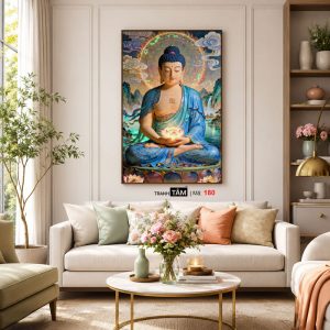 Phật A Di Đà | Tranh hộp đèn cao cấp | Mã tranh 180 | [tranhtam.com] - Ảnh 5