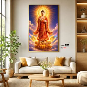 Phật A Di Đà | Tranh hộp đèn cao cấp | Mã tranh 181 | [tranhtam.com] - Ảnh 3