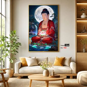 Phật A Di Đà | Tranh hộp đèn cao cấp | Mã tranh 182 | [tranhtam.com] - Ảnh 3