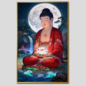 Phật A Di Đà | Tranh hộp đèn cao cấp | Mã tranh 182 | [tranhtam.com]