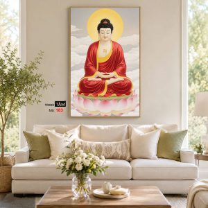 Phật A Di Đà | Tranh hộp đèn cao cấp | Mã tranh 183 | [tranhtam.com] - Ảnh 4