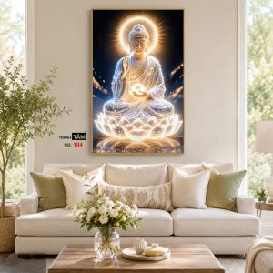 Phật A Di Đà | Tranh hộp đèn cao cấp | Mã tranh 184 | [tranhtam.com] - Ảnh 5
