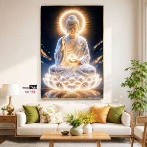 Alternative view of Phật A Di Đà | Tranh hộp đèn cao cấp | Mã tranh 184 | [tranhtam.com]