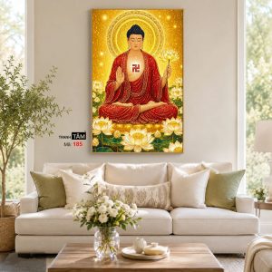 Phật A Di Đà | Tranh hộp đèn cao cấp | Mã tranh 185 | [tranhtam.com] - Ảnh 4