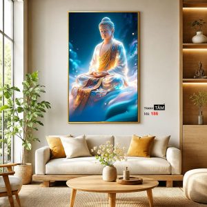 Phật A Di Đà | Tranh hộp đèn cao cấp | Mã tranh 186 | [tranhtam.com] - Ảnh 3