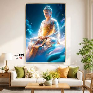 Alternative view of Phật A Di Đà | Tranh hộp đèn cao cấp | Mã tranh 186 | [tranhtam.com]