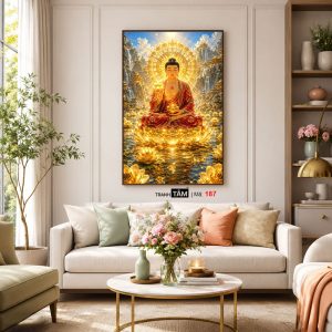 Phật A Di Đà | Tranh hộp đèn cao cấp | Mã tranh 187 | [tranhtam.com] - Ảnh 5