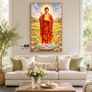 Phật A Di Đà | Tranh hộp đèn cao cấp | Mã tranh 188 | [tranhtam.com] - Ảnh 4