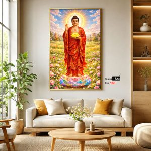 Phật A Di Đà | Tranh hộp đèn cao cấp | Mã tranh 188 | [tranhtam.com] - Ảnh 3