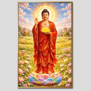Phật A Di Đà | Tranh hộp đèn cao cấp | Mã tranh 188 | [tranhtam.com]