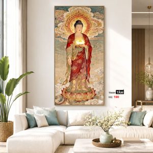 Alternative view of Phật A Di Đà | Tranh hộp đèn cao cấp | Mã tranh 190 | [tranhtam.com]