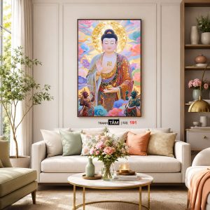 Phật A Di Đà | Tranh hộp đèn cao cấp | Mã tranh 191 | [tranhtam.com] - Ảnh 5