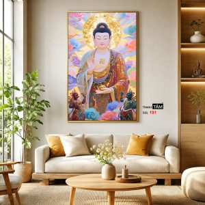 Phật A Di Đà | Tranh hộp đèn cao cấp | Mã tranh 191 | [tranhtam.com] - Ảnh 3