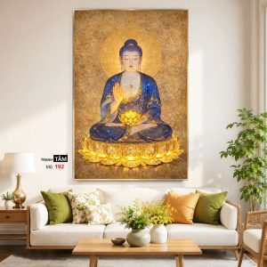 Alternative view of Phật A Di Đà | Tranh hộp đèn cao cấp | Mã tranh 192 | [tranhtam.com]