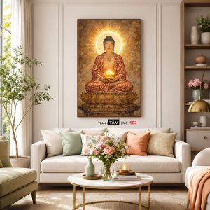 Phật A Di Đà | Tranh hộp đèn cao cấp | Mã tranh 193 | [tranhtam.com] - Ảnh 5