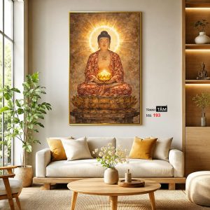Phật A Di Đà | Tranh hộp đèn cao cấp | Mã tranh 193 | [tranhtam.com] - Ảnh 3