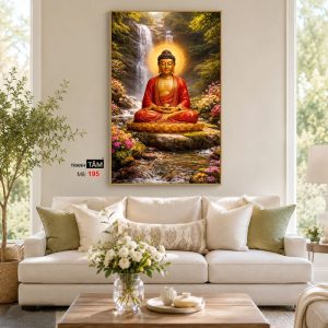 Phật A Di Đà | Tranh hộp đèn cao cấp | Mã tranh 195 | [tranhtam.com] - Ảnh 4