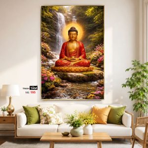 Alternative view of Phật A Di Đà | Tranh hộp đèn cao cấp | Mã tranh 195 | [tranhtam.com]