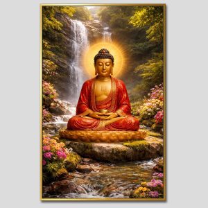 Phật A Di Đà | Tranh hộp đèn cao cấp | Mã tranh 195 | [tranhtam.com]