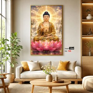 Phật A Di Đà | Tranh hộp đèn cao cấp | Mã tranh 196 | [tranhtam.com] - Ảnh 3