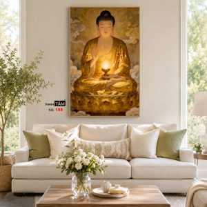 Phật A Di Đà | Tranh hộp đèn cao cấp | Mã tranh 198 | [tranhtam.com] - Ảnh 4