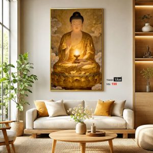 Phật A Di Đà | Tranh hộp đèn cao cấp | Mã tranh 198 | [tranhtam.com] - Ảnh 3