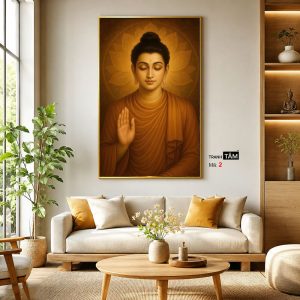 Phật Thích Ca Mâu Ni | Tranh hộp đèn cao cấp | Mã tranh 02 | Tranh TÂM - Ảnh 4