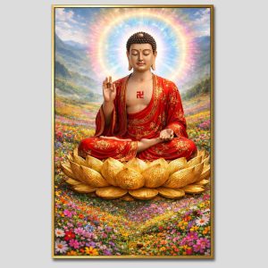 Phật A Di Đà | Tranh hộp đèn cao cấp | Mã tranh 202 | [tranhtam.com]