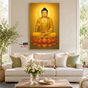 Phật A Di Đà | Tranh hộp đèn cao cấp | Mã tranh 203 | [tranhtam.com] - Ảnh 4