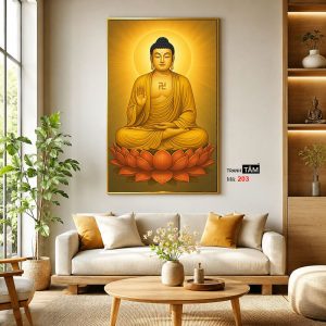 Phật A Di Đà | Tranh hộp đèn cao cấp | Mã tranh 203 | [tranhtam.com] - Ảnh 3