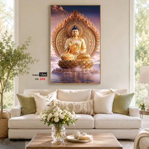 Phật A Di Đà | Tranh hộp đèn cao cấp | Mã tranh 204 | [tranhtam.com] - Ảnh 3