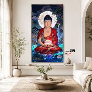 Phật A Di Đà | Tranh hộp đèn cao cấp | Mã tranh 205 | [tranhtam.com] - Ảnh 3