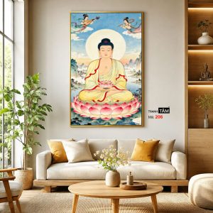 Phật A Di Đà | Tranh hộp đèn cao cấp | Mã tranh 206 | [tranhtam.com] - Ảnh 3