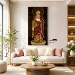Phật A Di Đà | Tranh hộp đèn cao cấp | Mã tranh 208 | [tranhtam.com] - Ảnh 4