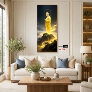 Phật A Di Đà | Tranh hộp đèn cao cấp | Mã tranh 209 | [tranhtam.com] - Ảnh 4