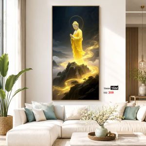 Alternative view of Phật A Di Đà | Tranh hộp đèn cao cấp | Mã tranh 209 | [tranhtam.com]