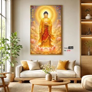 Phật A Di Đà | Tranh hộp đèn cao cấp | Mã tranh 210 | [tranhtam.com] - Ảnh 3