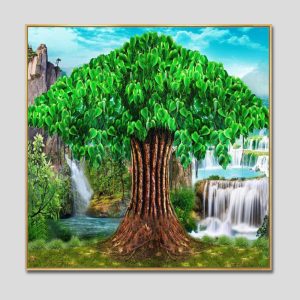Cây bồ đề | Tranh hộp đèn cao cấp | Mã tranh 211  | [tranhtam.com]