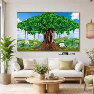 Cây bồ đề | Tranh hộp đèn cao cấp | Mã tranh 212 | [tranhtam.com] - Ảnh 3