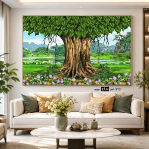 Cây bồ đề | Tranh hộp đèn cao cấp | Mã tranh 213 | [tranhtam.com] - Ảnh 5