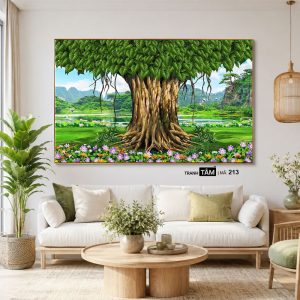 Cây bồ đề | Tranh hộp đèn cao cấp | Mã tranh 213 | [tranhtam.com] - Ảnh 4