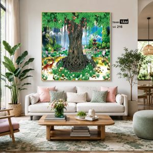 Cây bồ đề | Tranh hộp đèn cao cấp | Mã tranh 216 | [tranhtam.com] - Ảnh 4