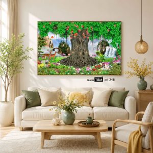 Cây bồ đề | Tranh hộp đèn cao cấp | Mã tranh 218 | [tranhtam.com] - Ảnh 4