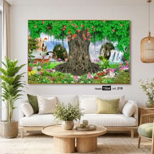 Cây bồ đề | Tranh hộp đèn cao cấp | Mã tranh 218 | [tranhtam.com] - Ảnh 3