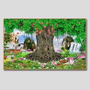 Cây bồ đề | Tranh hộp đèn cao cấp | Mã tranh 218 | [tranhtam.com]