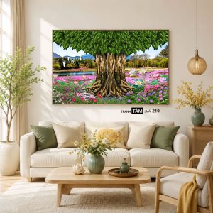 Cây bồ đề | Tranh hộp đèn cao cấp | Mã tranh 219 | [tranhtam.com] - Ảnh 4