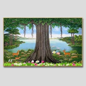 Cây bồ đề | Tranh hộp đèn cao cấp | Mã tranh 220 | [tranhtam.com]