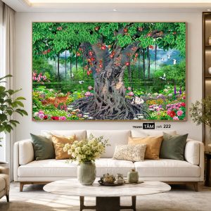 Cây bồ đề | Tranh hộp đèn cao cấp | Mã tranh 222 | [tranhtam.com] - Ảnh 5